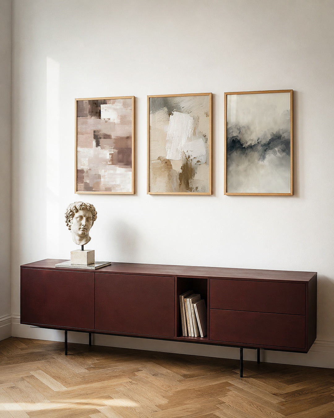 Zachte kleurvlakken Posterset