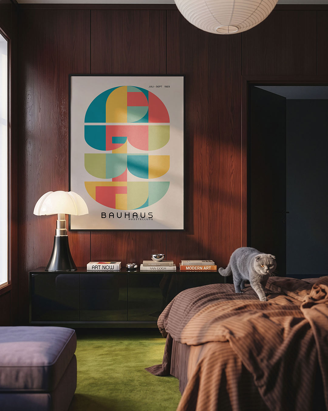 Vormritme en kleur Poster