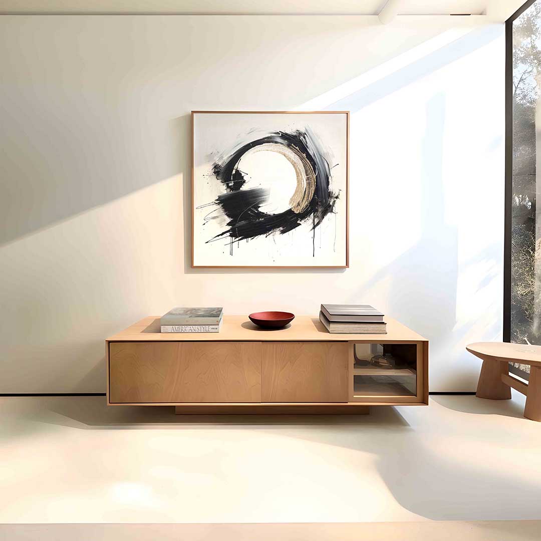 Abstracte cirkel Poster