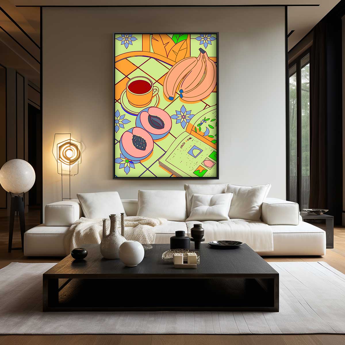 Abstract kunstwerk Kunstwerk-canvas-dibond-plexiglas-wanddecoratie-WallArtistic