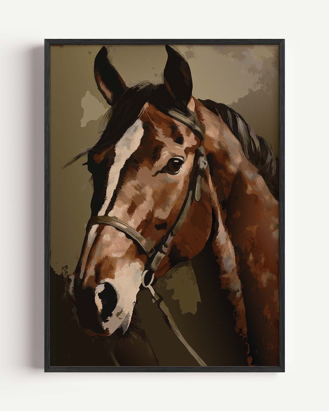 Elegante Paardenkracht Poster-WallArtistic