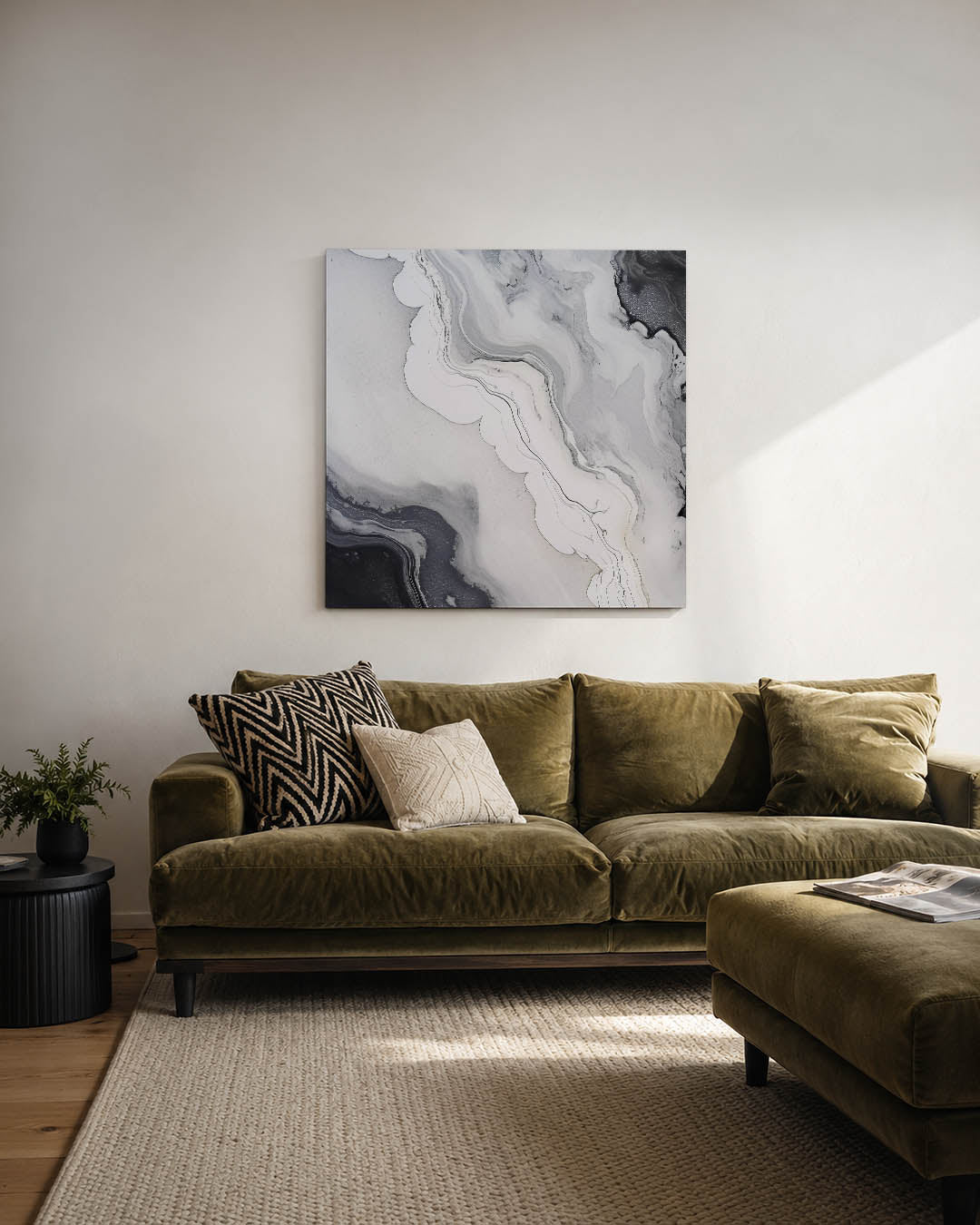 Golvende lijnen Kunstwerk