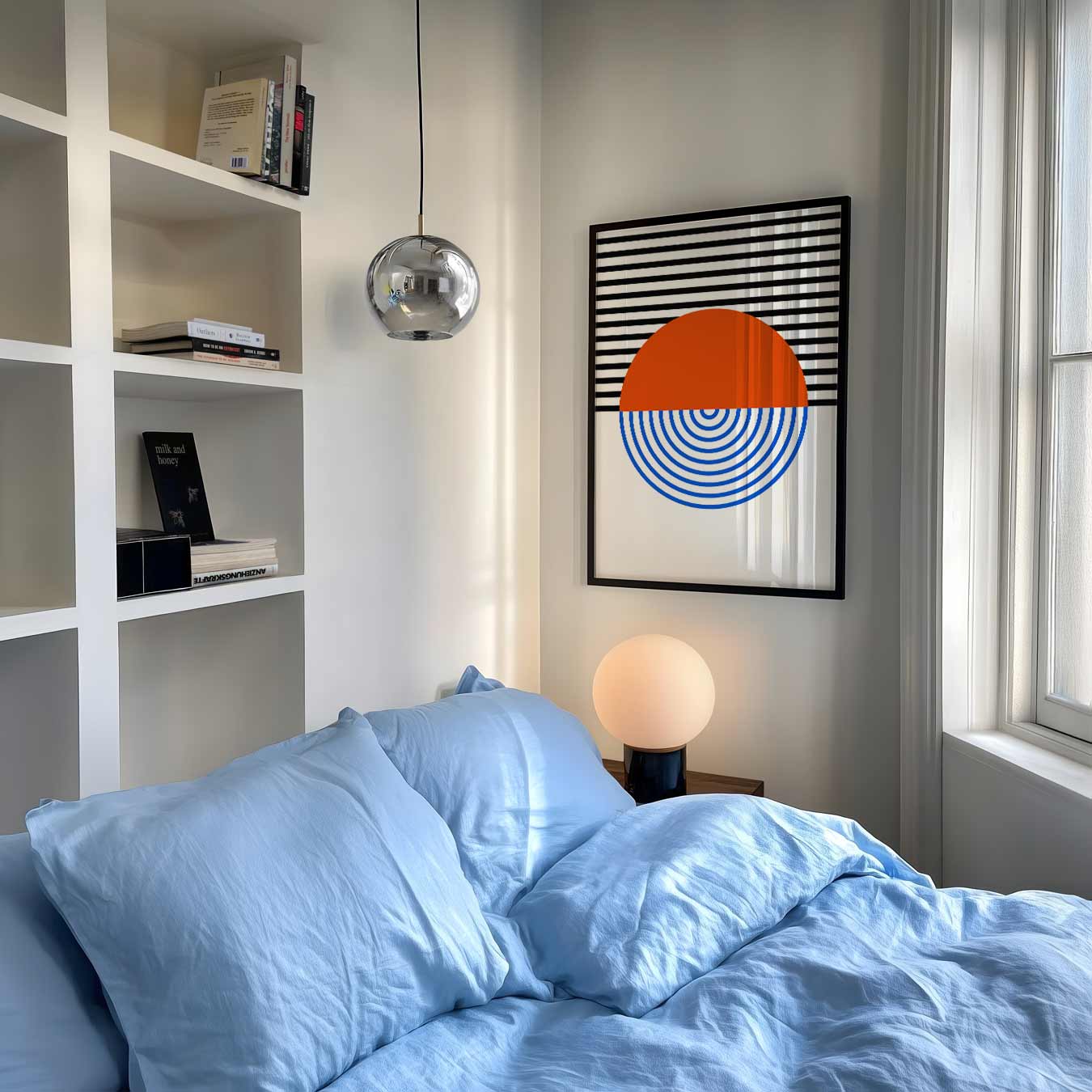 Retro Chique Geometrie Poster-WallArtistic