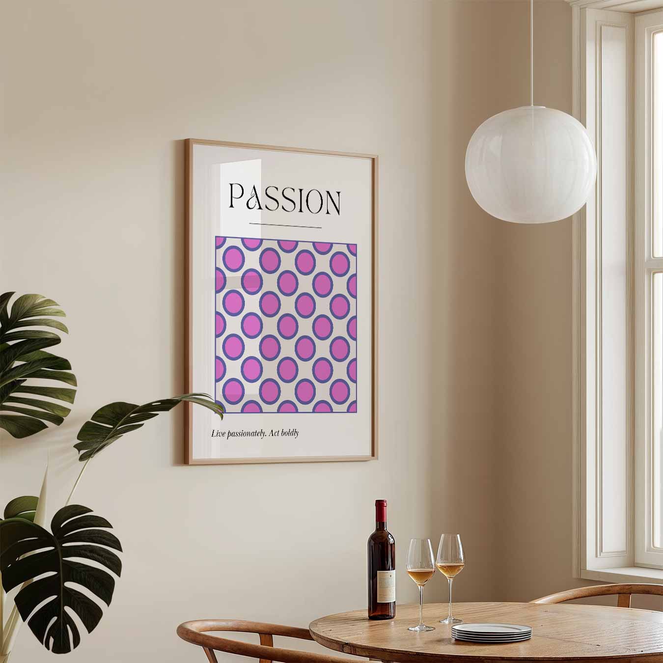 Passion Circle Poster-WallArtistic