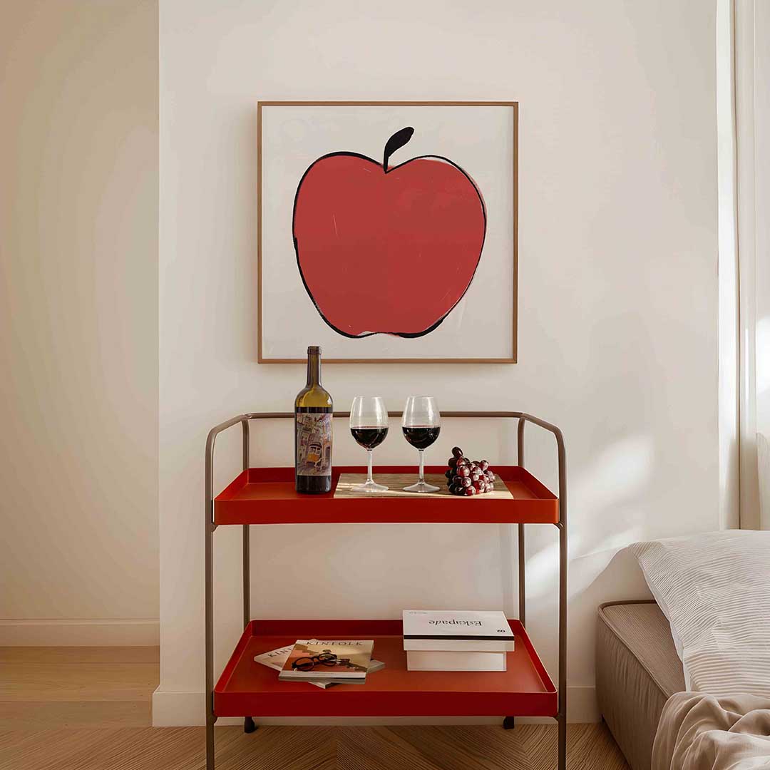 Rode appel Poster