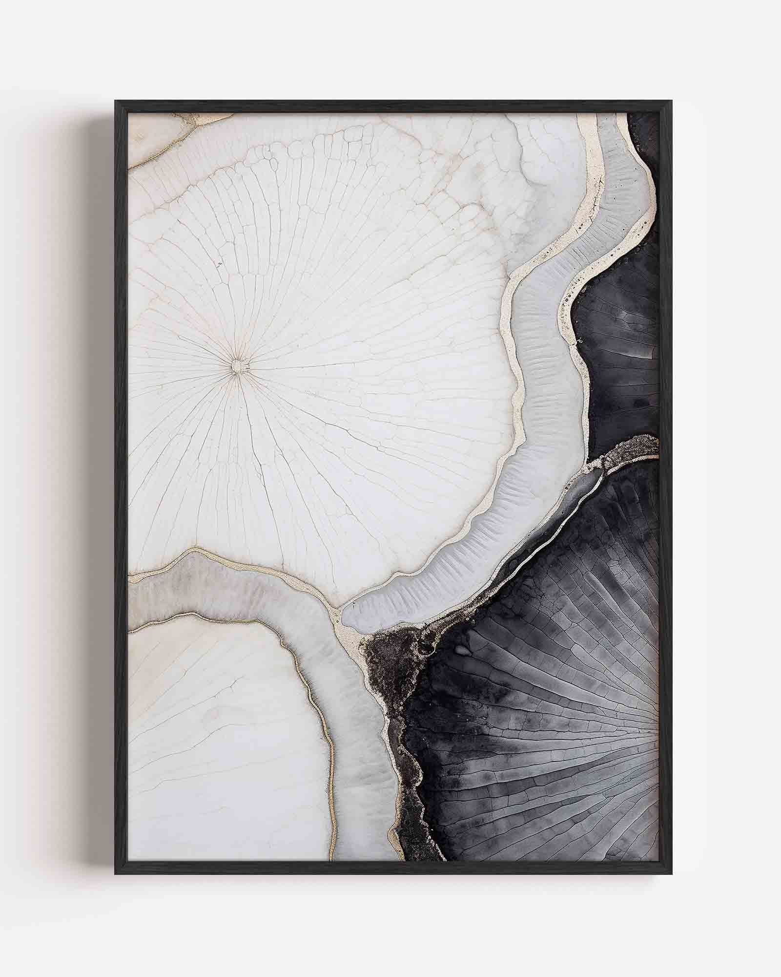 Abstracte lijnen en patronen Poster