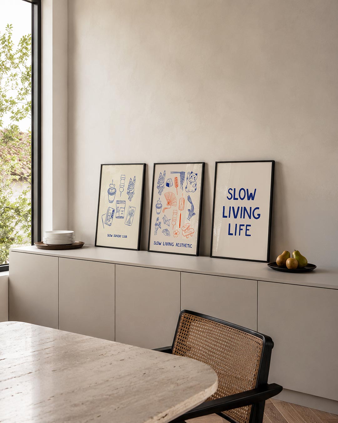 Eten en drinken Posterset