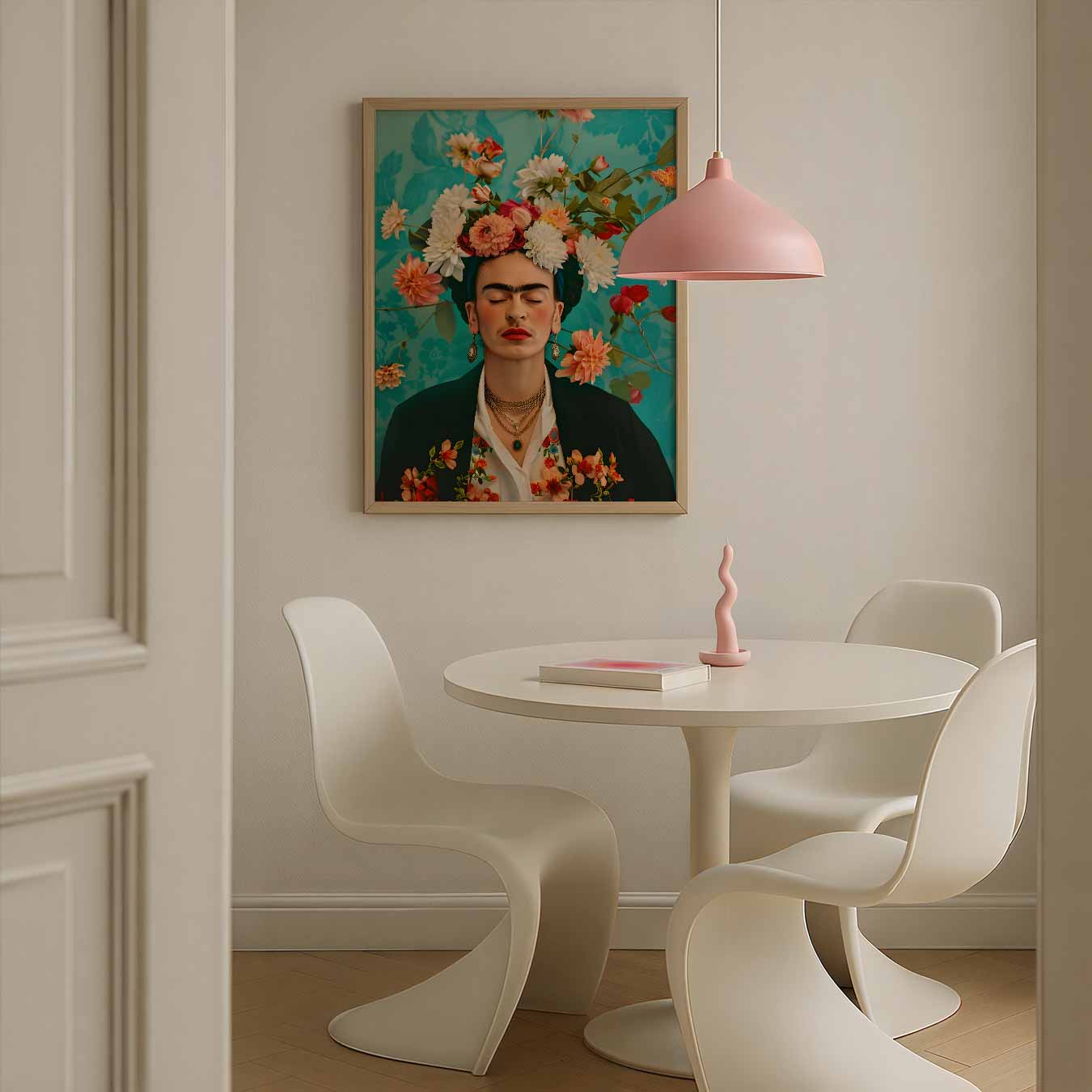 Bloemenmagie Portret Poster-WallArtistic