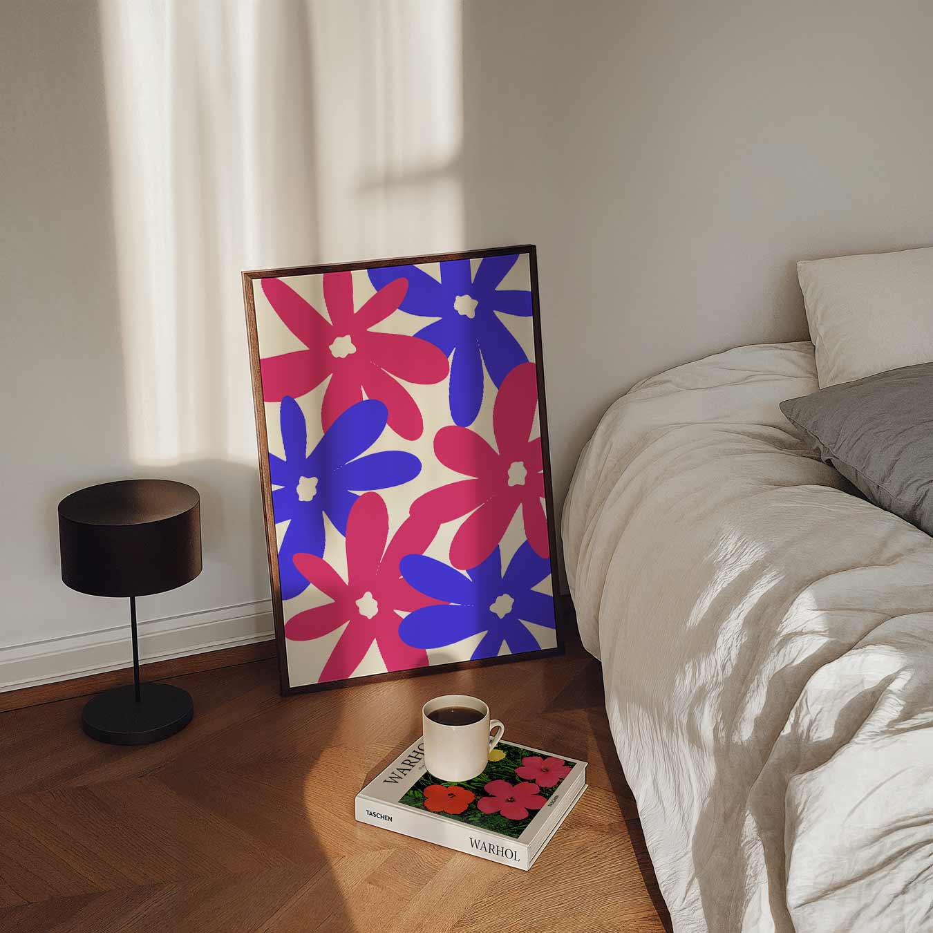 Bloemenpracht in Felle Kleuren Poster-WallArtistic