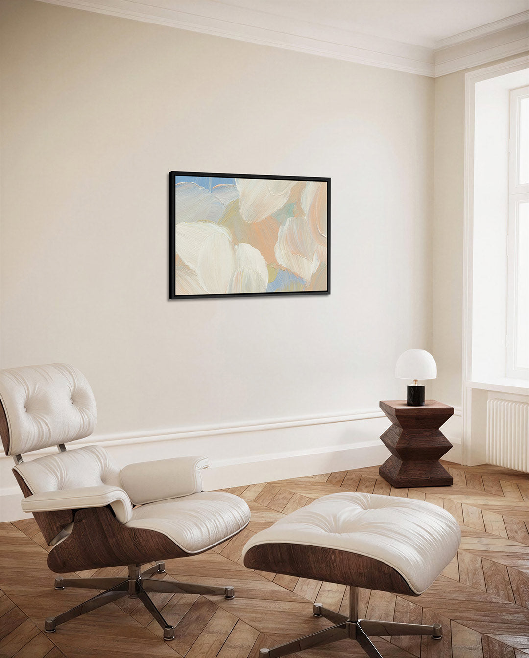 Zachte kleurvlakken Kunstwerk