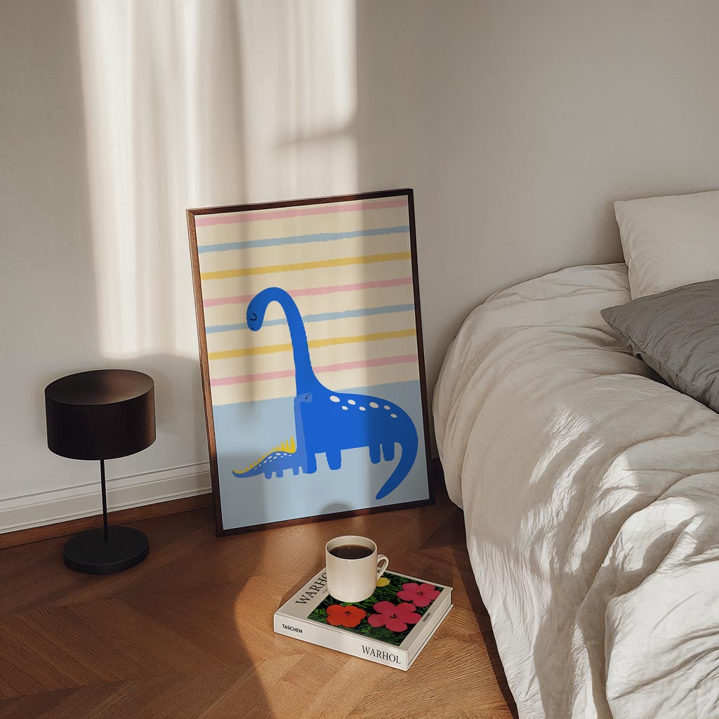 Schattige Dino Vrienden Poster-WallArtistic
