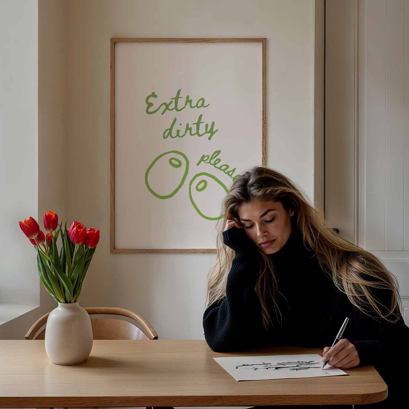Extra Dirty Please Poster-WallArtistic
