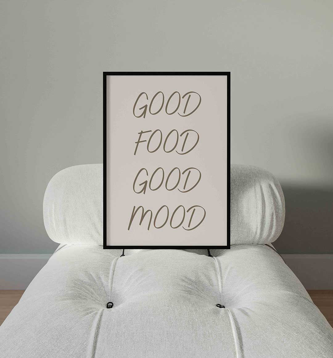Good food good mood Poster