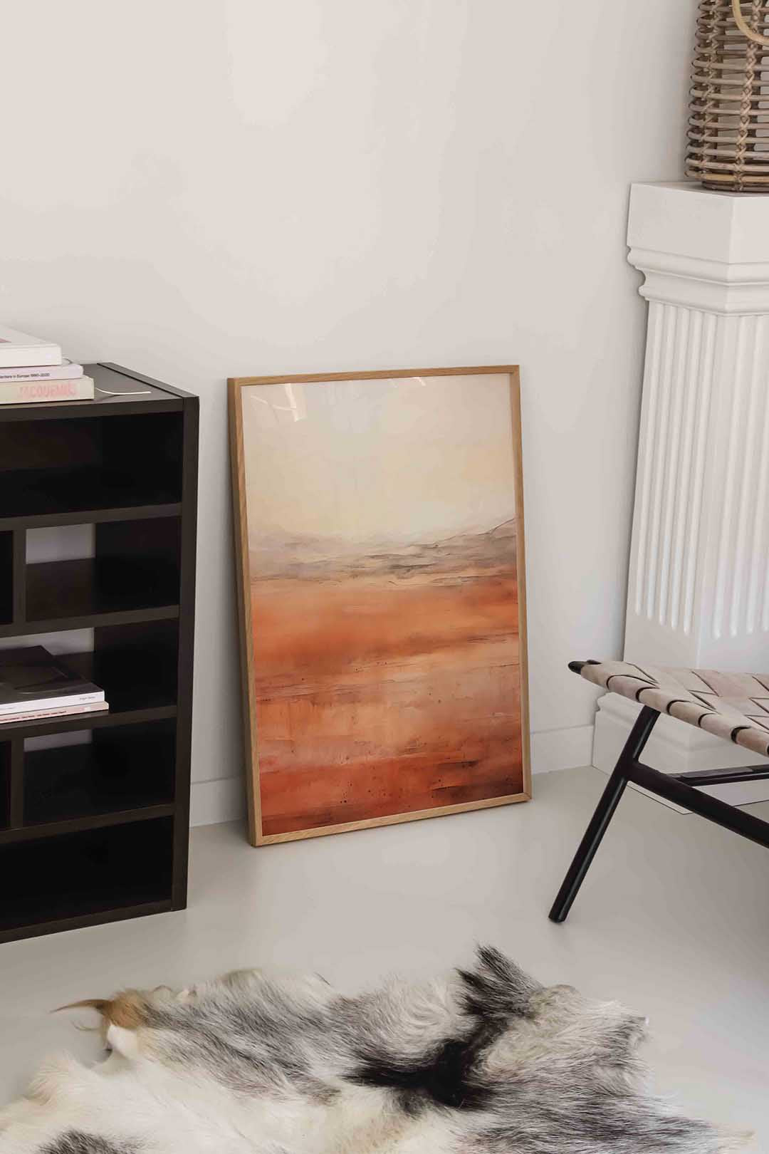 Landschap in warme tinten Poster
