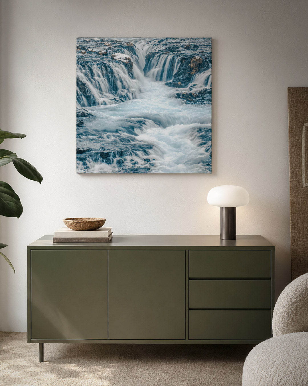 Dynamische waterval Kunstwerk