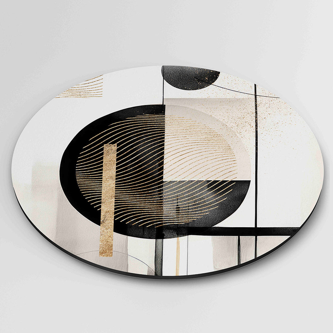 Abstracte vormen Muurcirkel