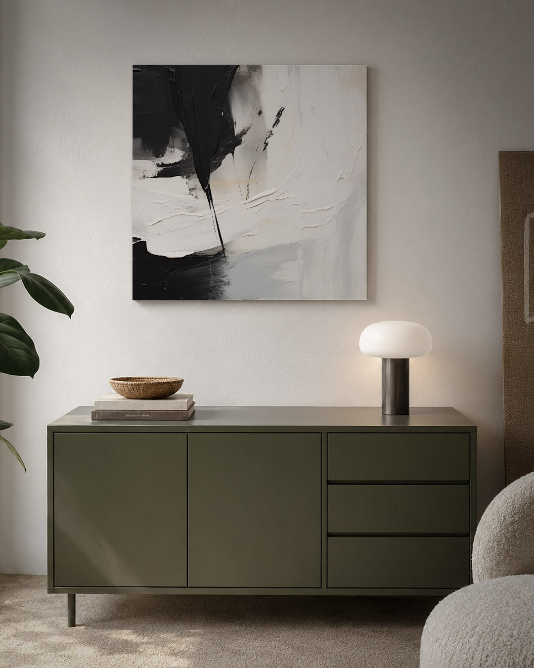 Dynamische kleurvlakken Kunstwerk