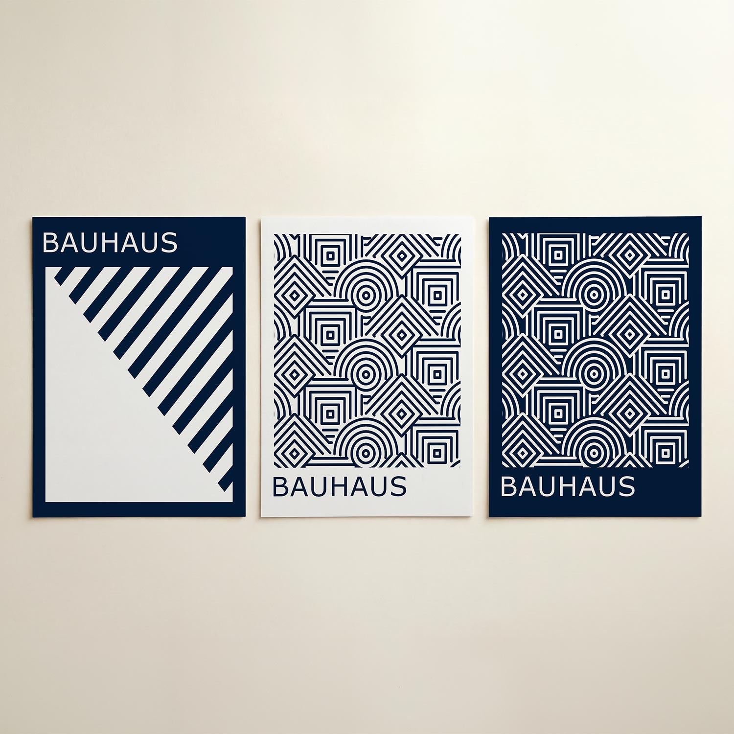 Lijnen en vlakken Posterset