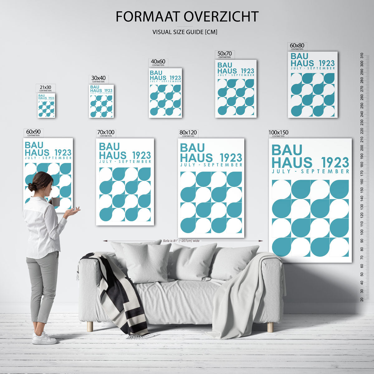 Vorm en kleur Poster