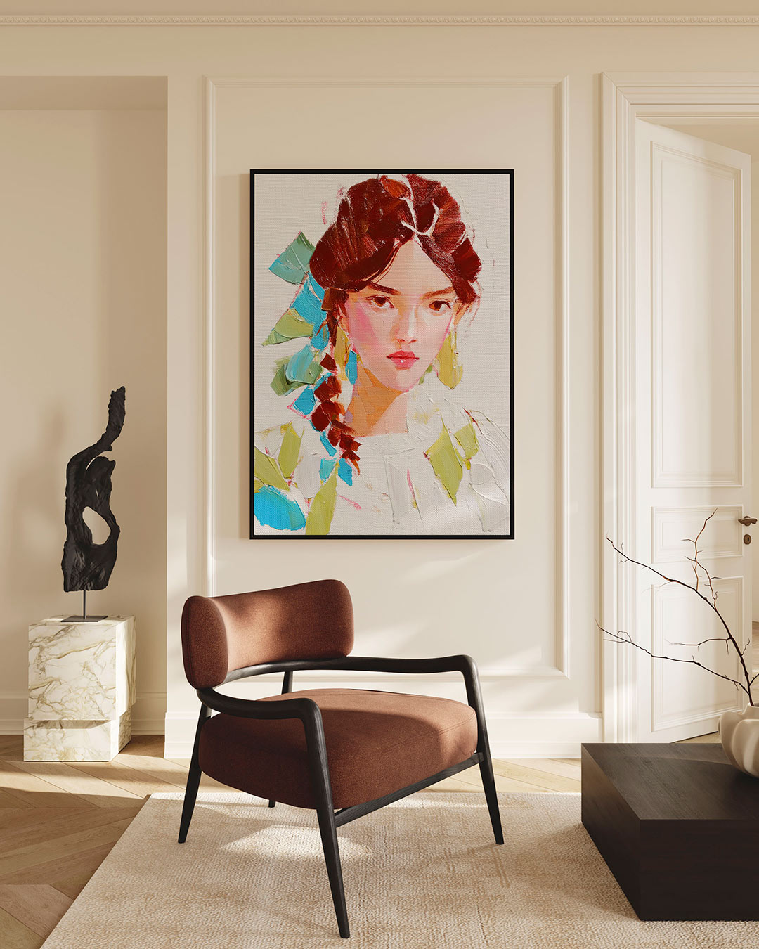 Portretstudie Kunstwerk