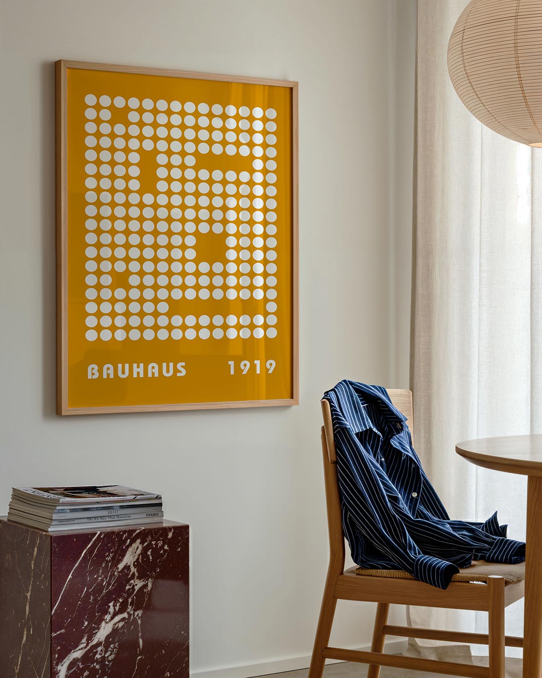 Cirkelpatroon en kleur Poster