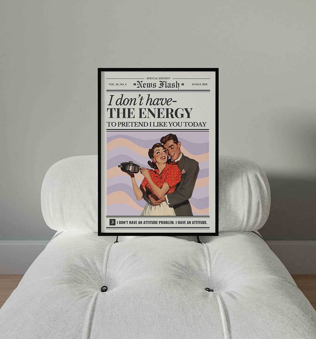 Retro koppel Poster