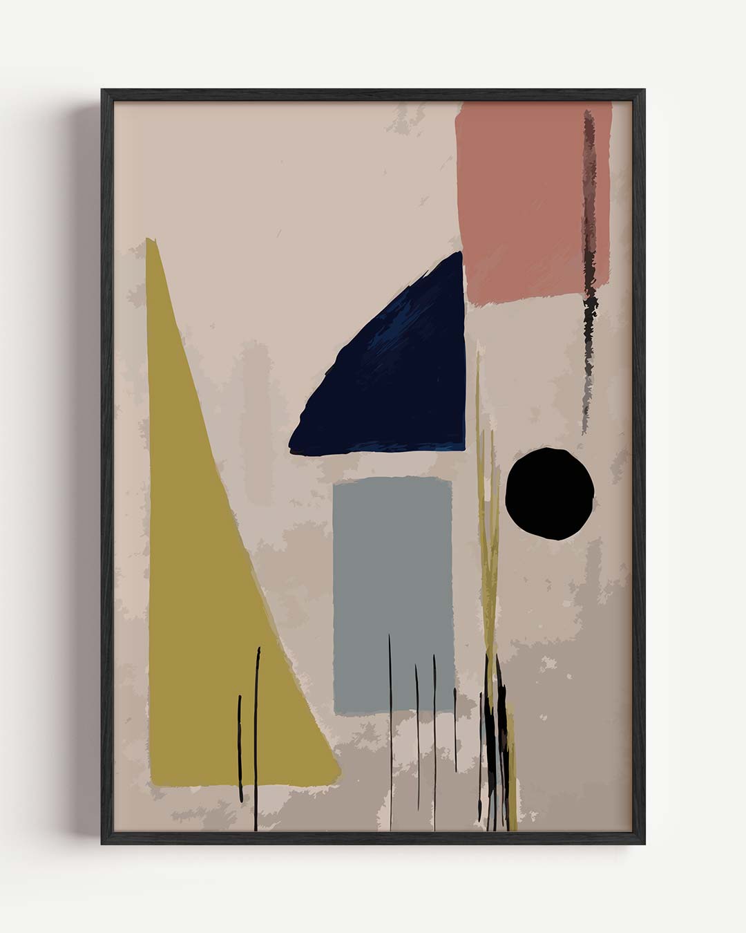 Moderne Abstracte Kunstposter-WallArtistic