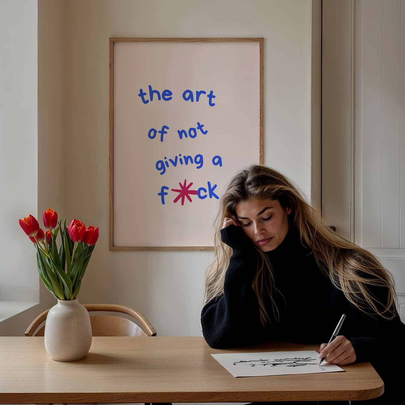 De Kunst van Loslaten Poster-WallArtistic
