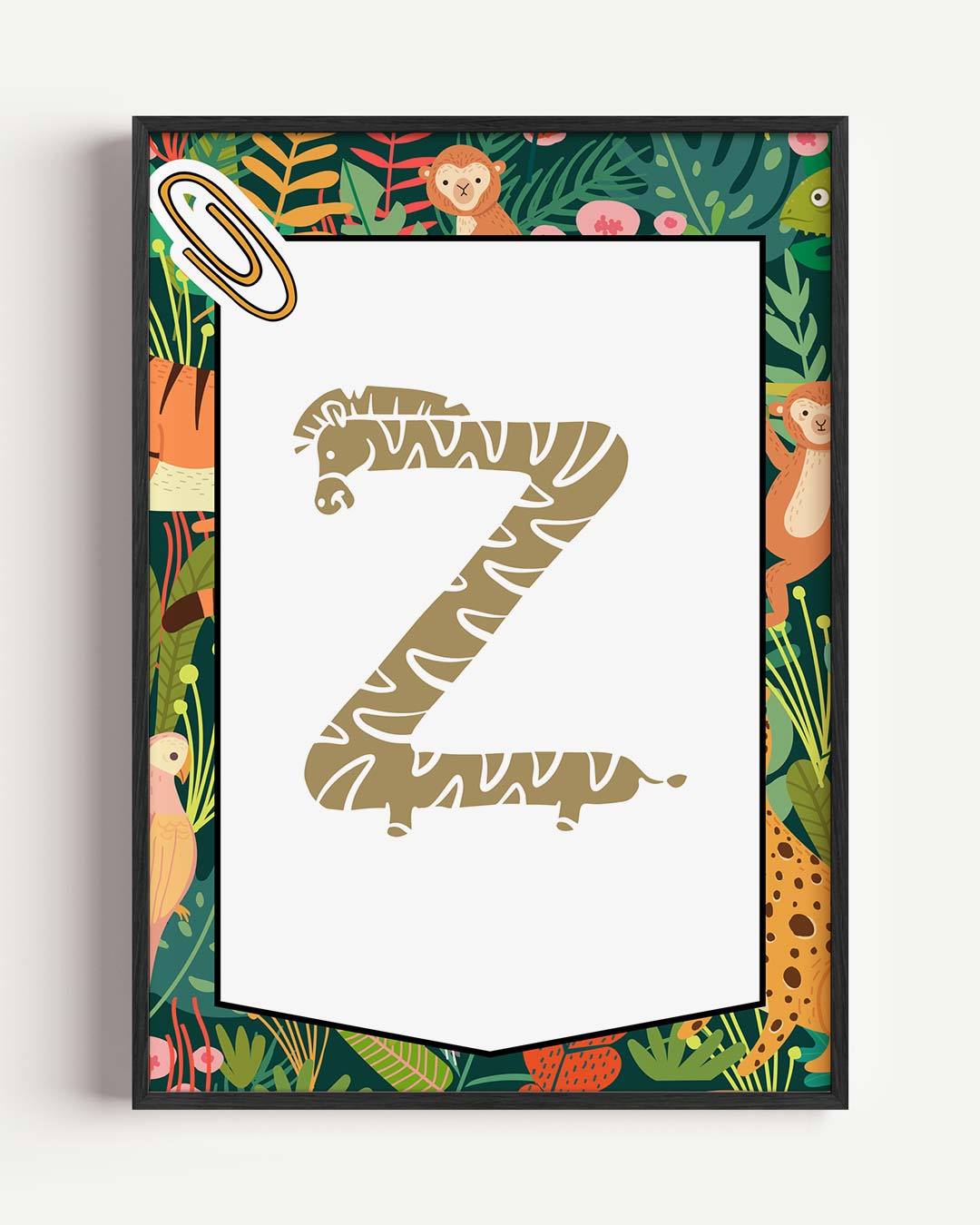 Jungle Alfabet Poster-WallArtistic
