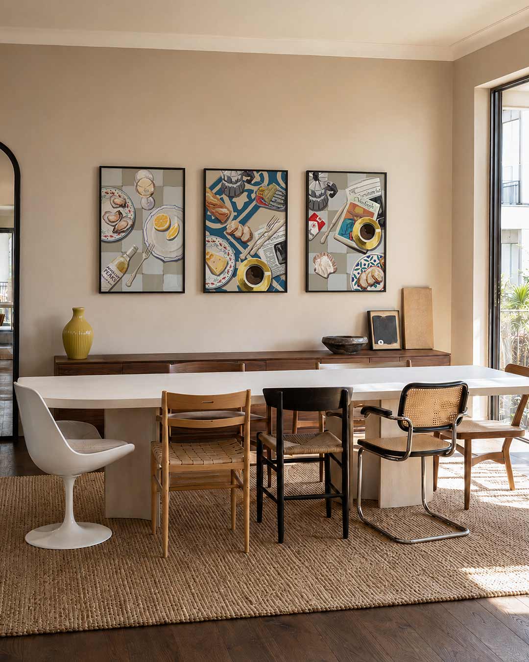 Eettafel compositie Posterset