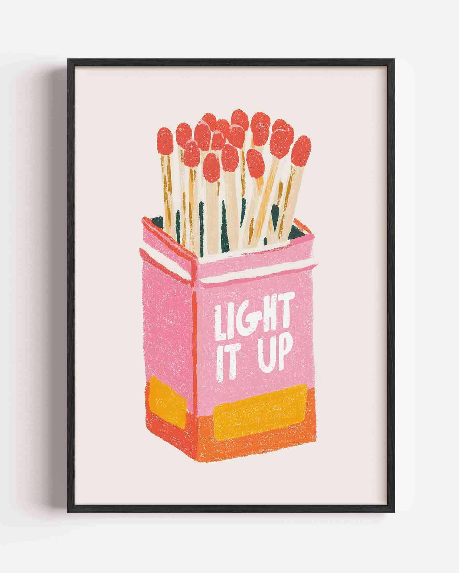 Roze luciferdoos Poster