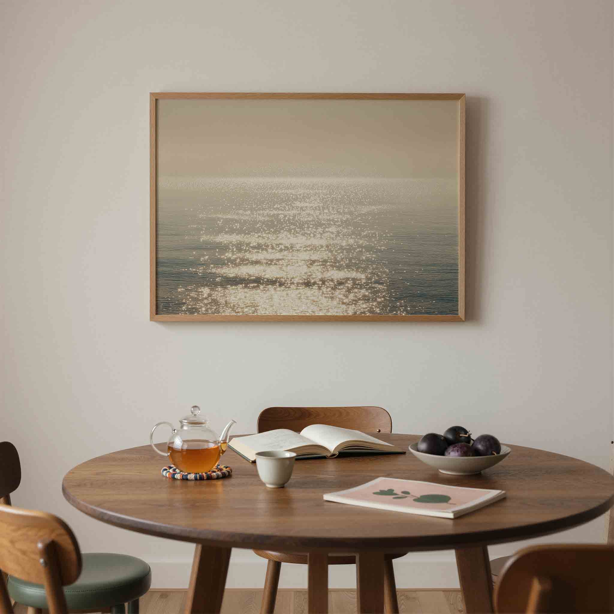 Zonlicht op water Poster