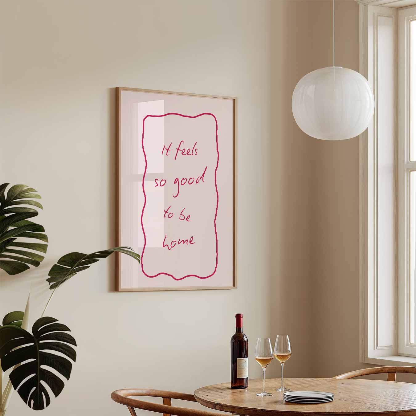 Gezellige Thuis Poster-WallArtistic