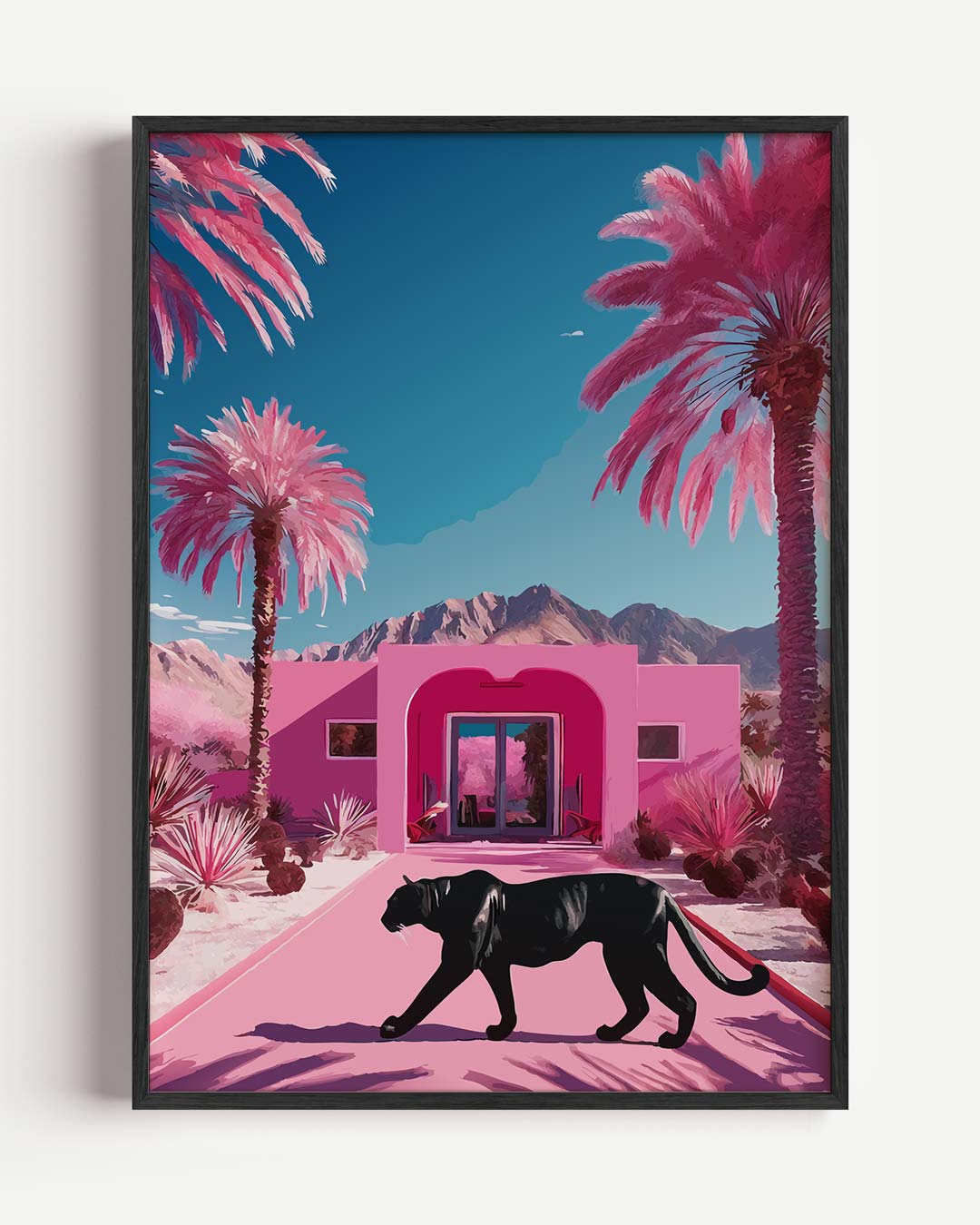 Stralende Roze Panter Poster-WallArtistic