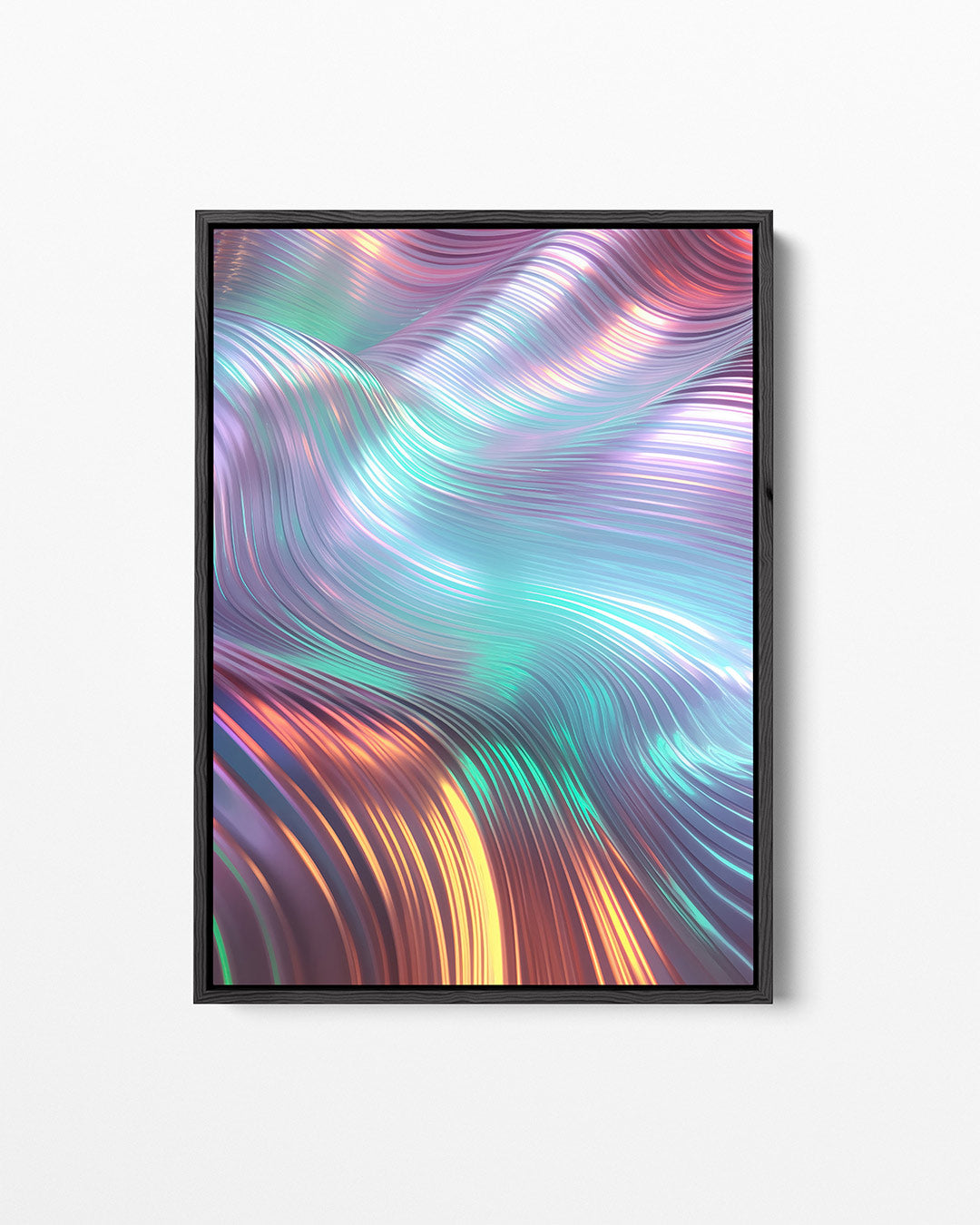 Golvende kleuren Kunstwerk