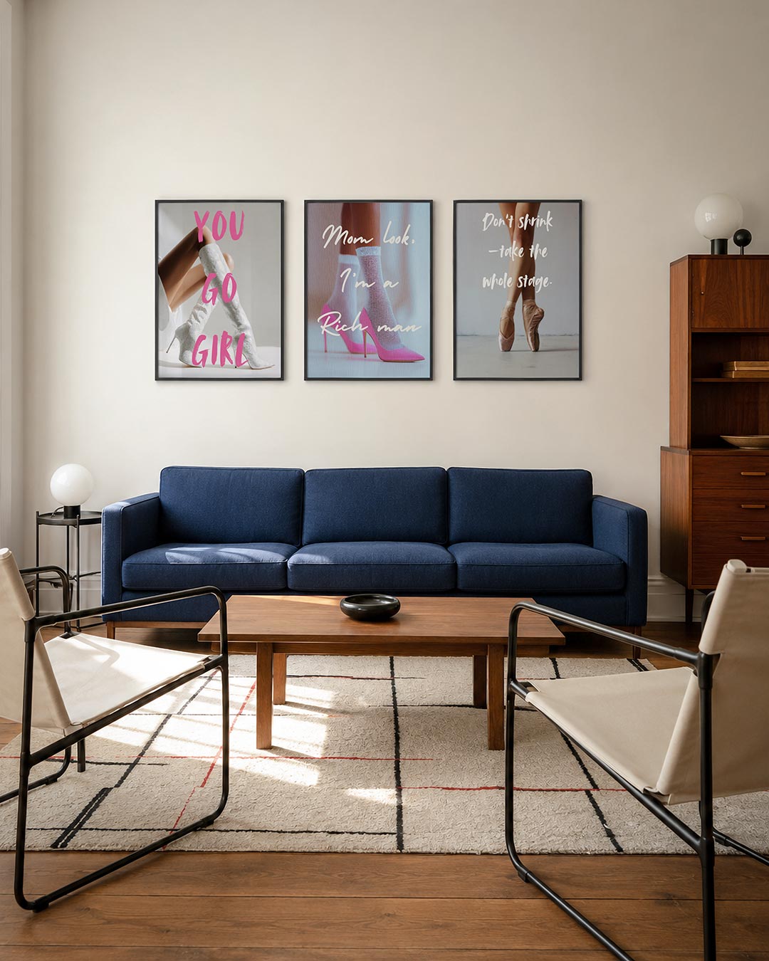 Krachtige stijl Posterset