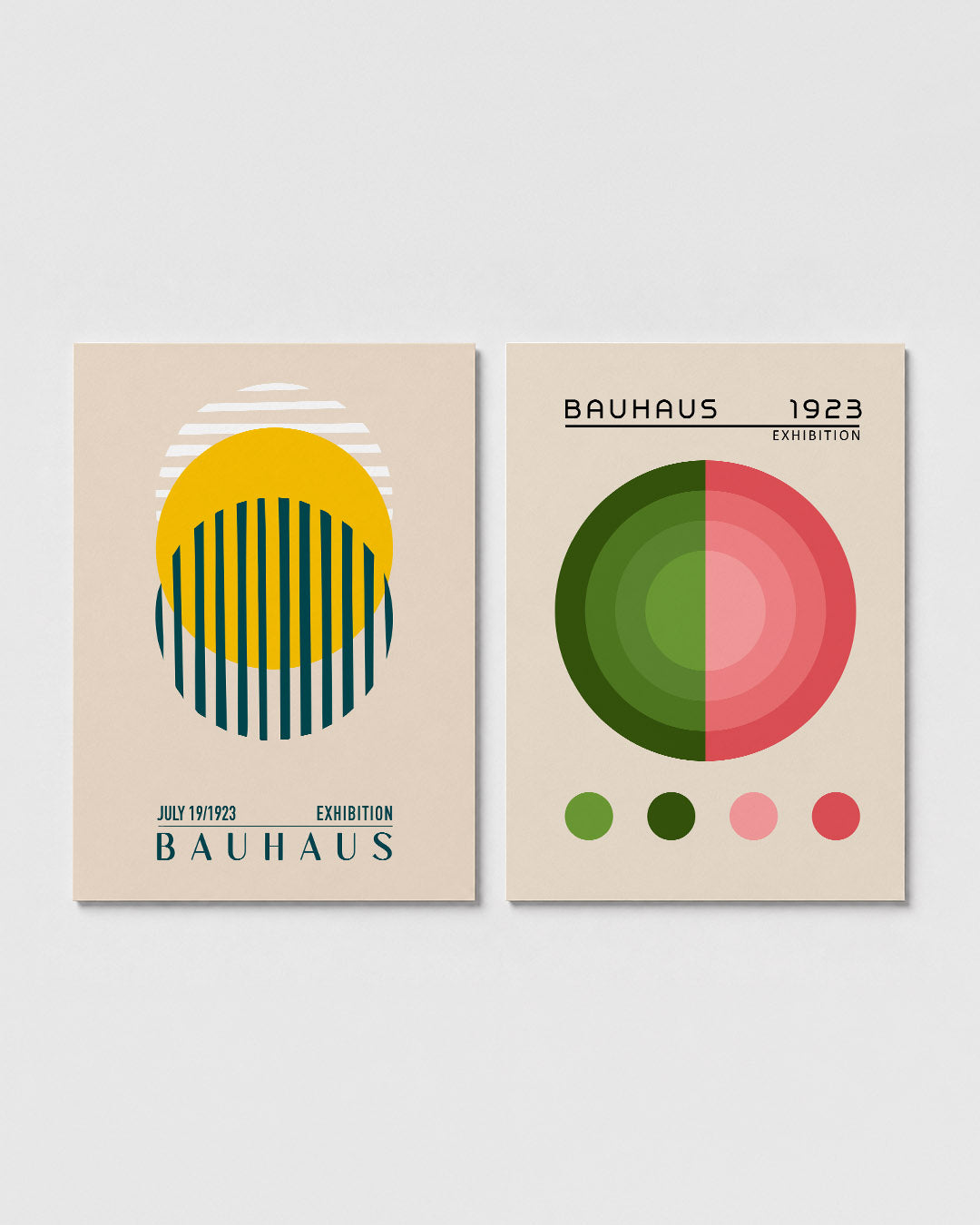Kleurrijke cirkelpatronen Posterset