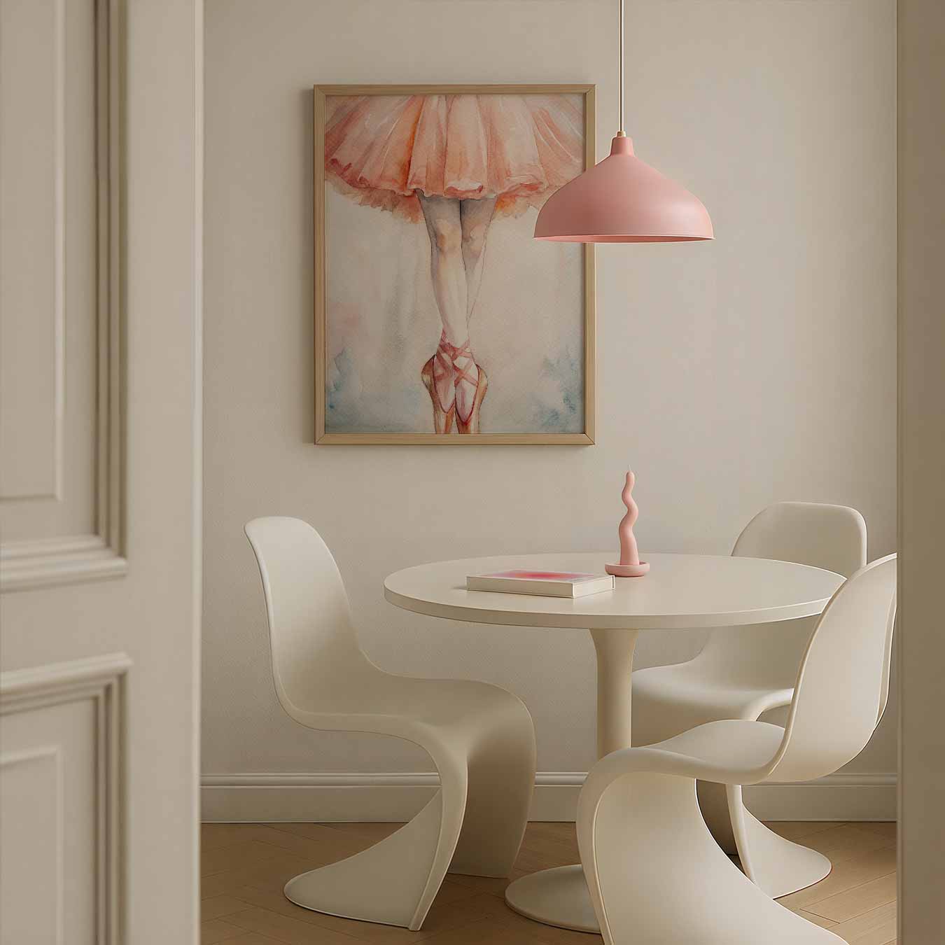 Elegante Ballerina Poster-WallArtistic