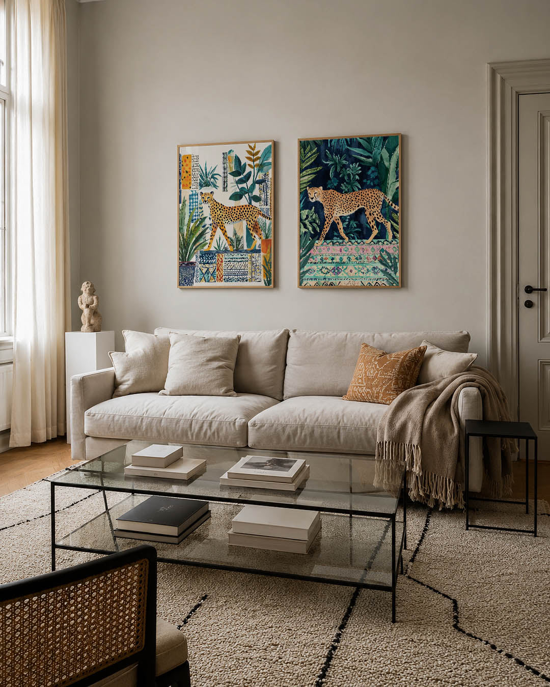 Jungle en patronen Posterset