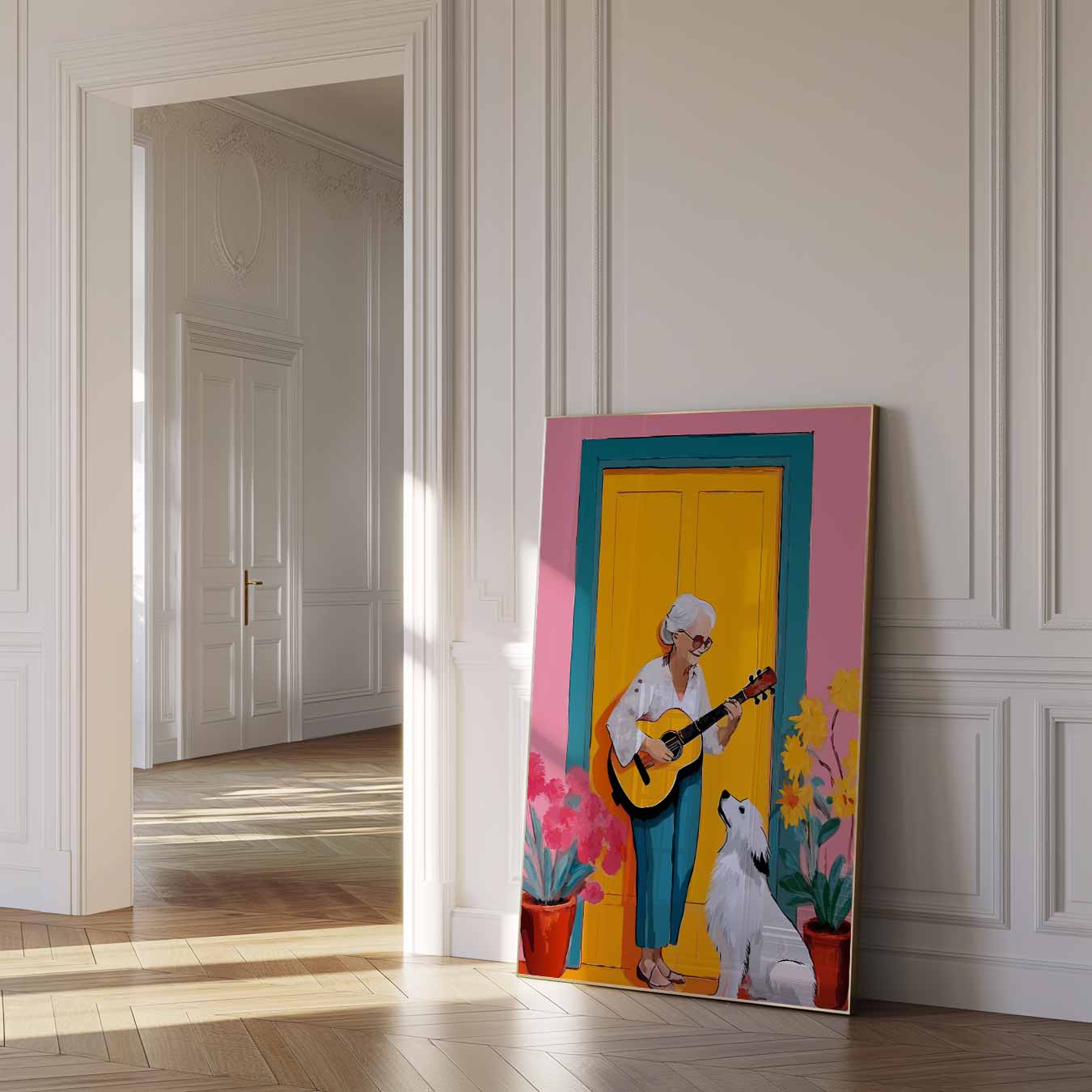 Vrolijke Muziekmomenten Poster-WallArtistic
