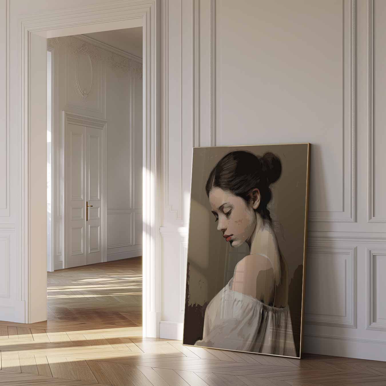 Elegante Portretposter-WallArtistic