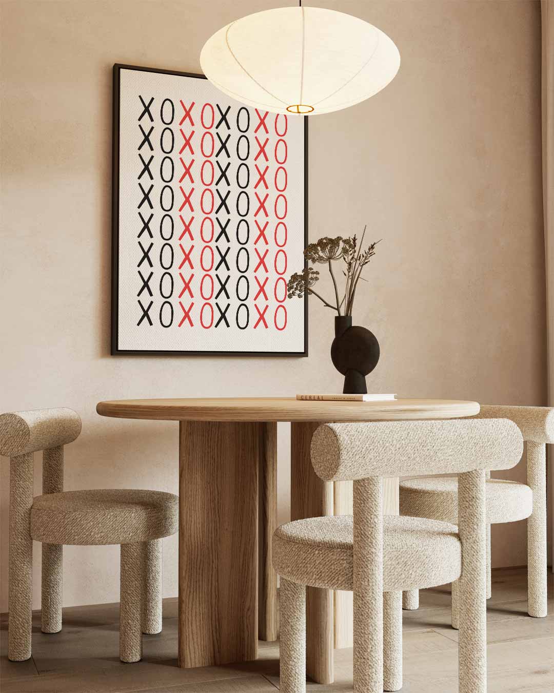 XOXO Moderne Kunstprint Kunstwerk-canvas-dibond-plexiglas-wanddecoratie-WallArtistic