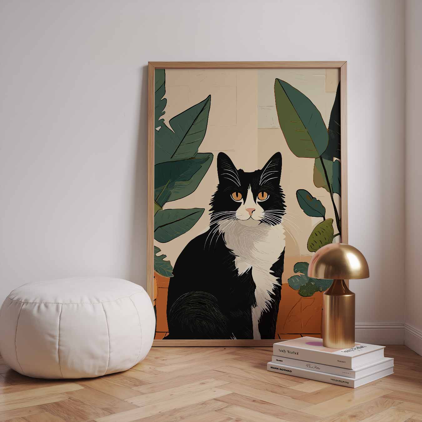 Stijlvolle Kattenwonders Poster-WallArtistic