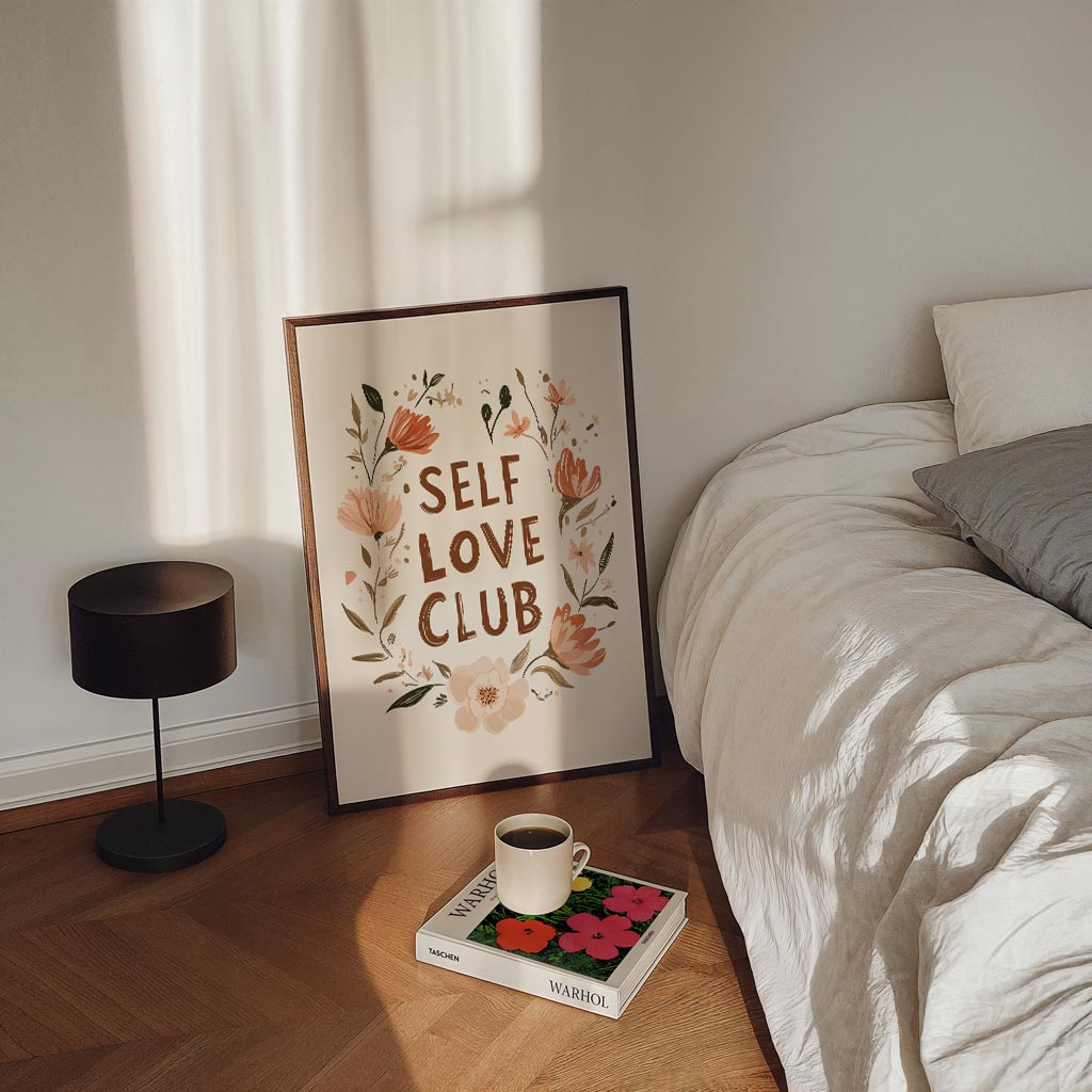 Zelfliefde Bloemenposter-WallArtistic