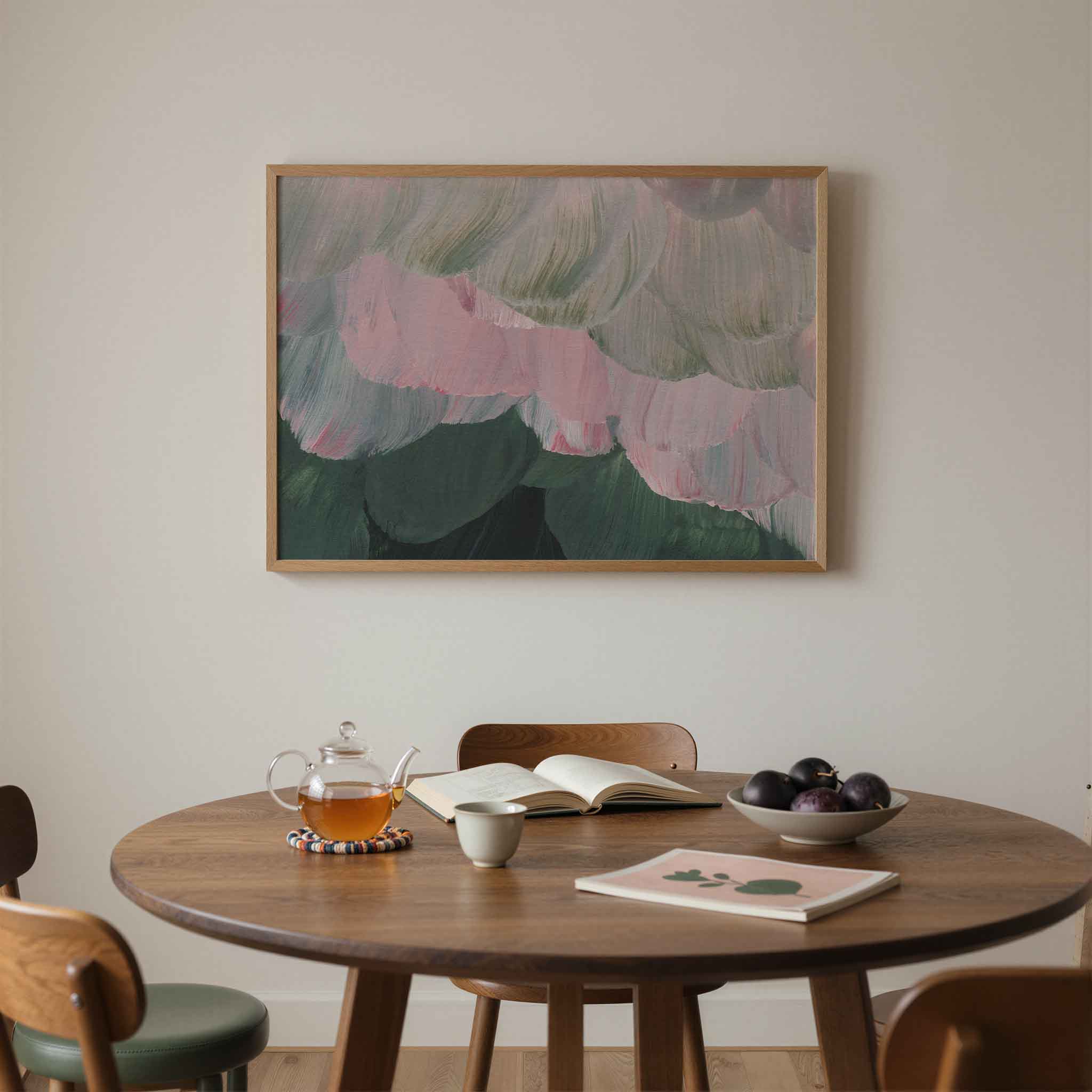 Bloemblad textuur Poster