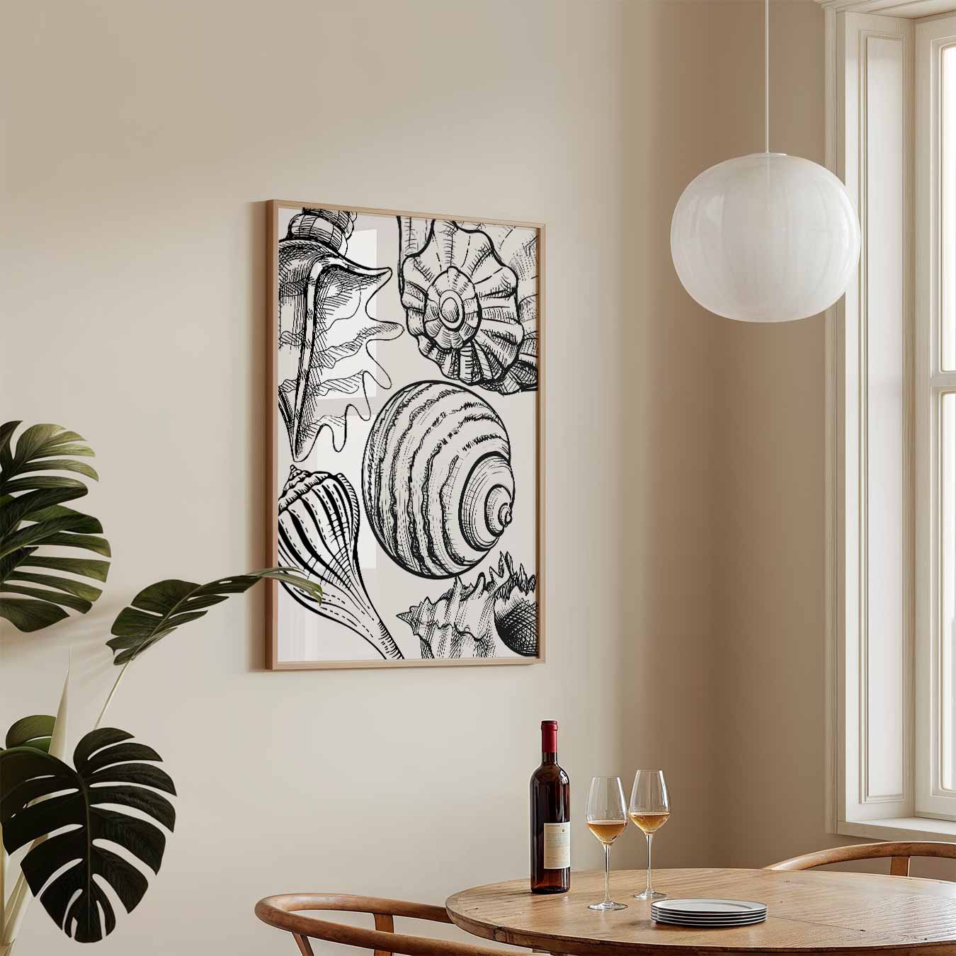 Schelpen Kunstposter-WallArtistic