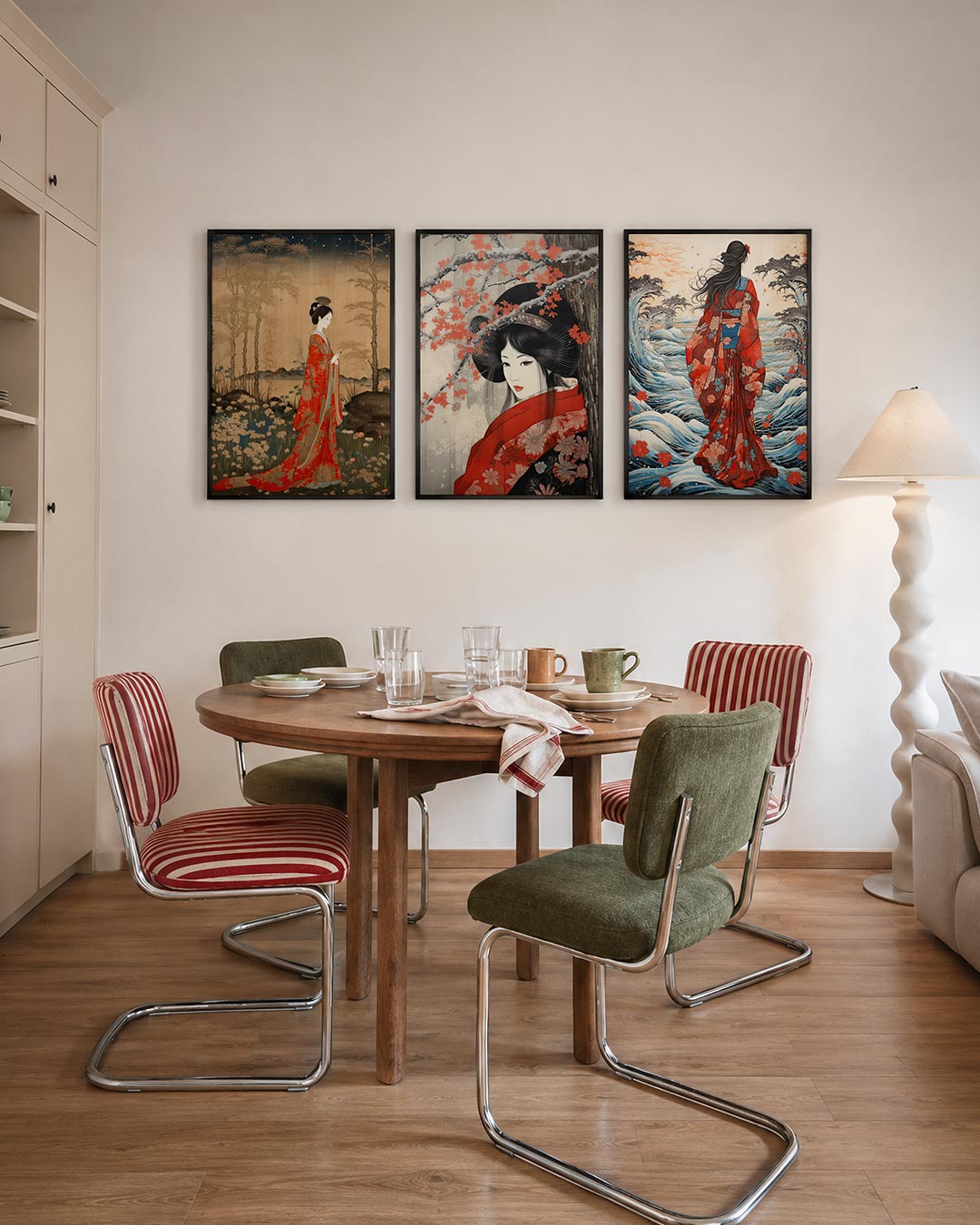 Natuurlijke elegantie Posterset