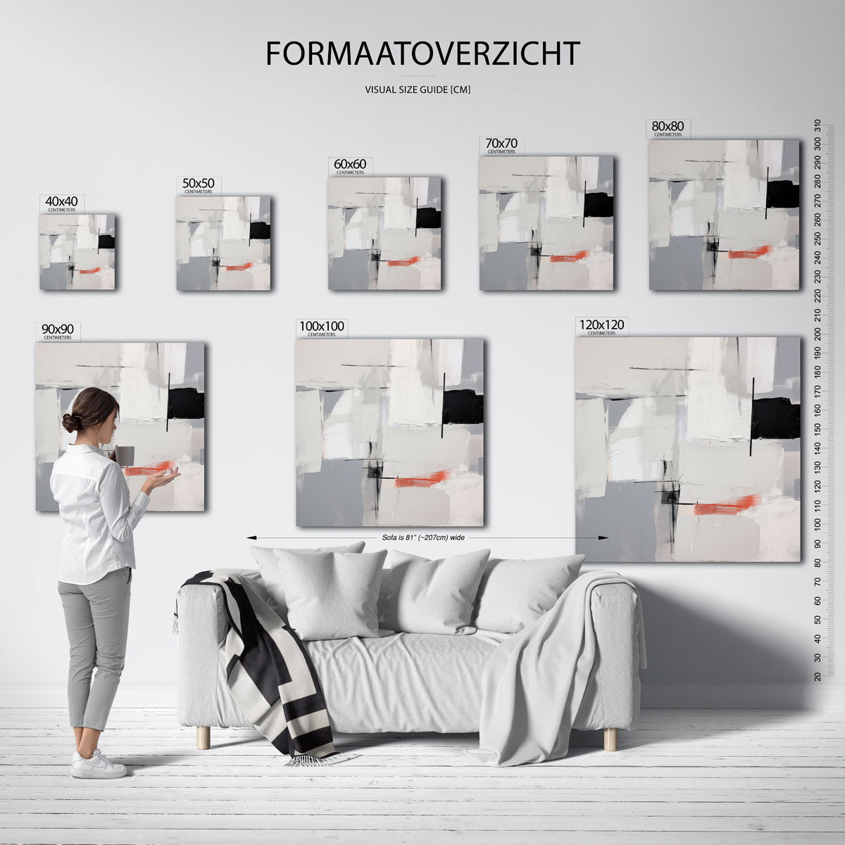Abstracte vormen Poster