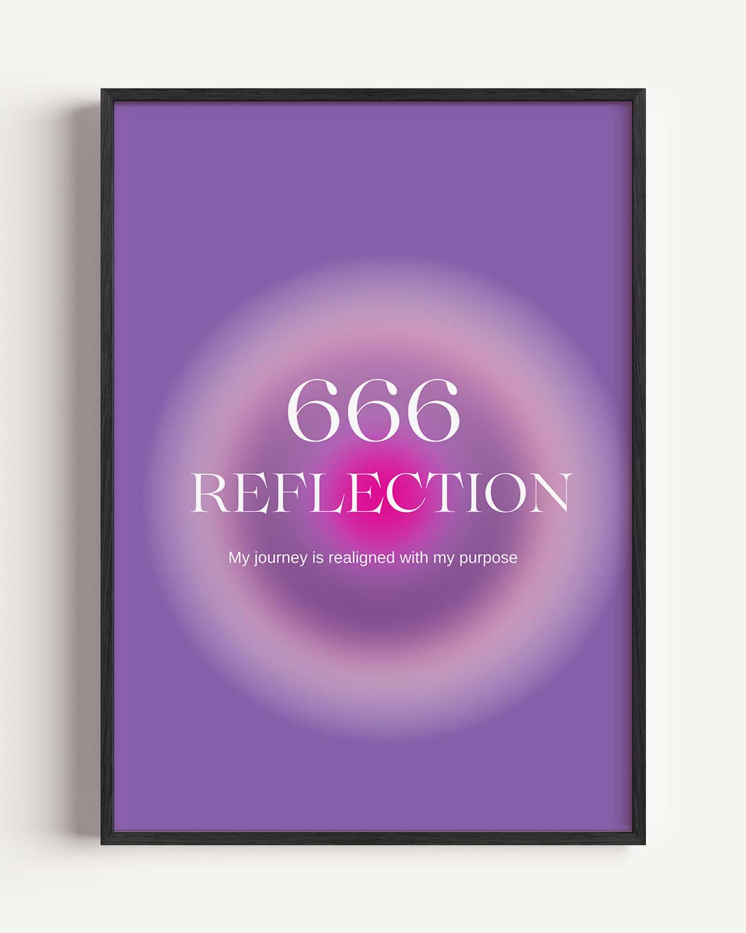 Inspirerende Reflectie Poster-WallArtistic
