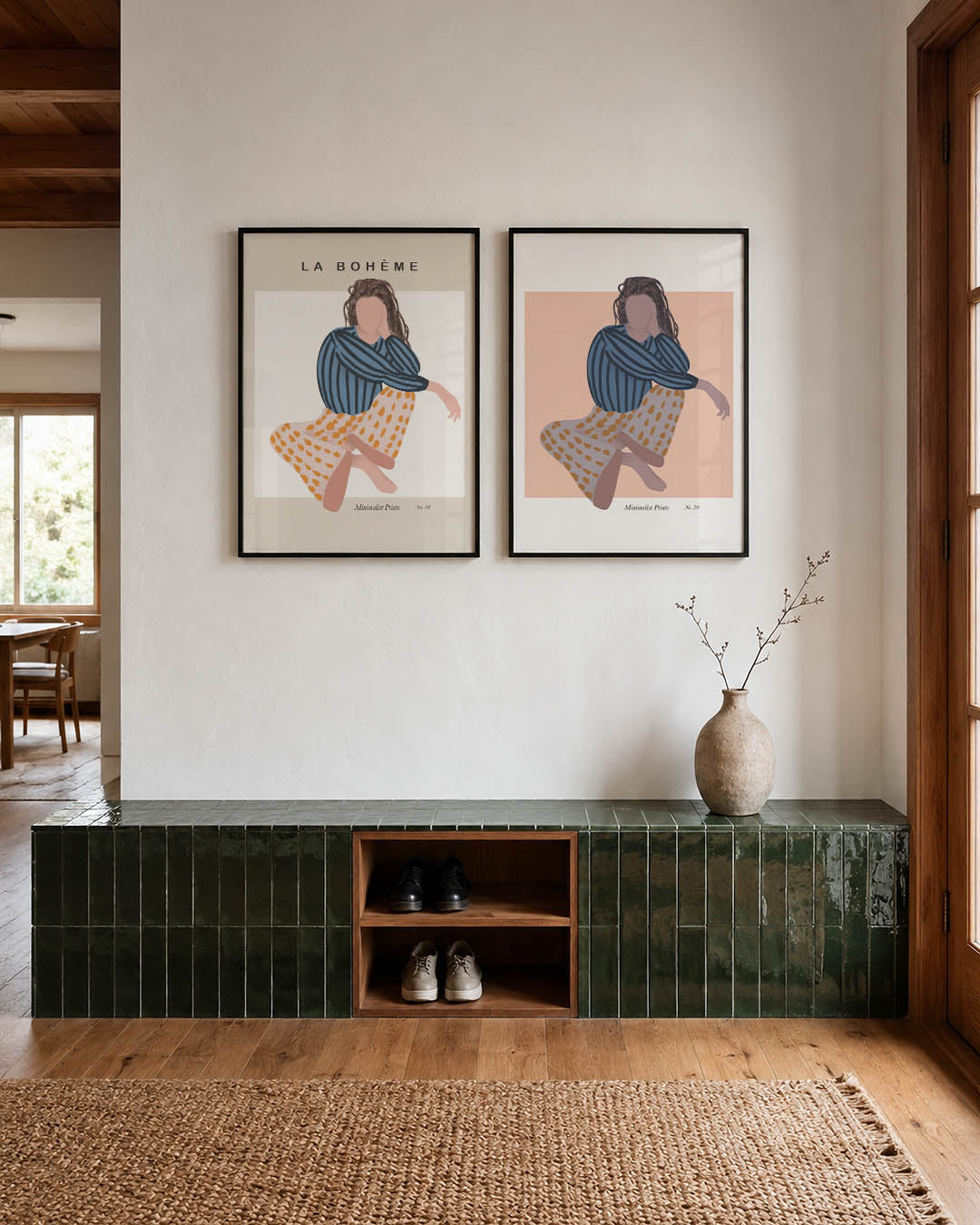 Kleur en lijnenspel Posterset